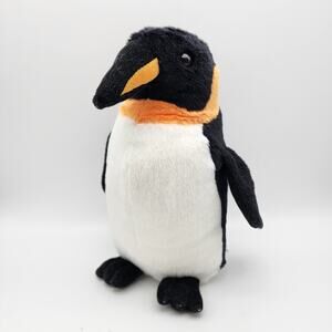 Aurora Emperor Penguin Plush 12" Hard Eyes Stuffed Toy Destination Nation 2016